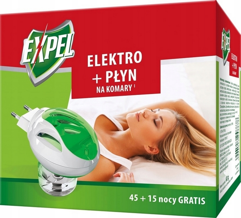 Vyháňajte elektro + repelent proti komárom 60 nocí